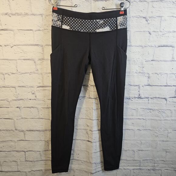 lululemon athletica Pants - Lululemon Speed Tight II Tights Women’s Size 8 Black Full On Luxtreme